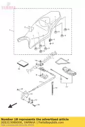 Aqui você pode pedir o conjunto de cabide de capacete em Yamaha , com o número da peça 20S213080000: