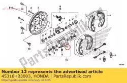 Ici, vous pouvez commander le ressort de verrouillage auprès de Honda , avec le numéro de pièce 45318HB3003: