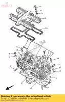 31A111010100, Yamaha, cilinderkop yamaha xj xjf 900, Nieuw