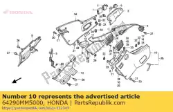 Here you can order the cover,l. Pivot from Honda, with part number 64290MM5000:
