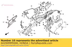 Honda 64290MM5000 cover,l.pivot - Bottom side