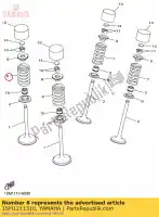 1SM1211310, Yamaha, mola, válvula inne yamaha yz250fx yz250f cross country wr250f 250 , Novo