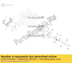 Here you can order the albero a camme cat c p beverly 400 21 from Piaggio Group, with part number 1A0132450C: