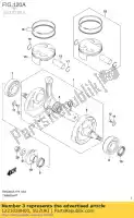 1221028H00, Suzuki, pin, manovella suzuki rm z450 rmz450 450 , Nuovo