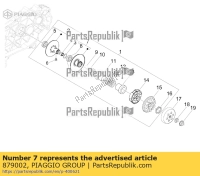 879002, Aprilia, puleggia regolabile. metà, Nuovo