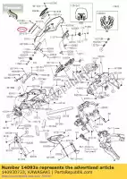 140930733, Kawasaki, 01 capa, lh kawasaki  1000 2019 2020 2021, Novo