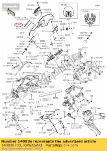 kawasaki 140930733 01 cover,lh - Bottom side