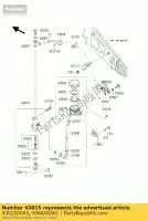 430150045, Kawasaki, cylinder-assy-master, rr kawasaki zx10r ninja c  zx 10rr 10r 1000 , Nowy