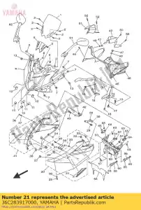 yamaha 36C283917000 graphique 1 - La partie au fond