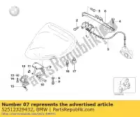 52512329432, BMW, cerniera, sedile del conducente bmw c1 125 200 2000 2001 2002 2003 2004, Nuovo