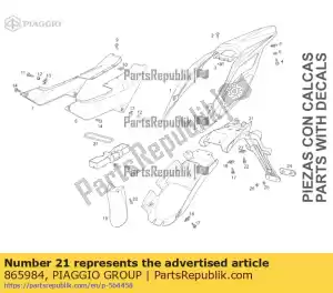 Piaggio Group 865984 suplmto.guardab.tras.drd125 09 - Il fondo