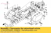 11361MCHA00, Honda, dekking, l. carter honda vtx 1800 2002 2003 2004 2005 2006, Nieuw