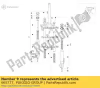 665777, Piaggio Group, vite (pezzi di ricambio mingxing) piaggio beverly bv zapma20s zapma210 zapma2100 zapma2200 250 300 350 2007 2009 2016 2017 2018 2019 2020 2021 2022, Nuovo