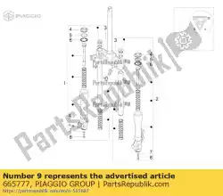 Here you can order the screw (spare parts mingxing) from Piaggio Group, with part number 665777: