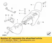 13721460964, BMW, vis à tête cylindrique bmw  750 1000 1200 1984 1985 1986 1987 1988 1989 1990 1991 1992 1993 1994 1995 1996 1997 1998 1999 2000 2001 2002 2003 2004 2005 2006 2007 2008 2009, Nouveau