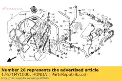 Here you can order the wire, guard from Honda, with part number 17671MY1000: