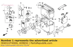 Qui puoi ordinare nessuna descrizione disponibile al momento da Honda , con numero parte 30401GT4000: