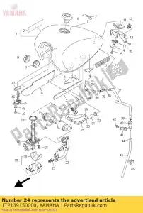 yamaha 1TP139150000 filtrar - Lado inferior