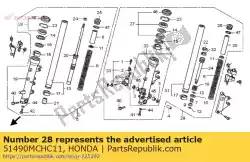 Qui puoi ordinare set di guarnizioni, fr. Forchetta da Honda , con numero parte 51490MCHC11: