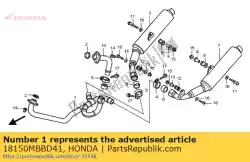 Tutaj możesz zamówić z?? Czka rurowa, np. Od Honda , z numerem części 18150MBBD41: