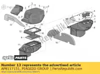 AP8117151, Piaggio Group, Painel de isolamento acústico aprilia etv capo nord 1000, Novo