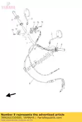 Ici, vous pouvez commander le câble, embrayage auprès de Yamaha , avec le numéro de pièce 3BN263350000: