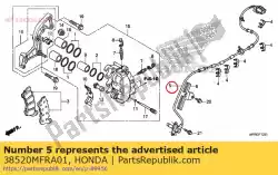 Ici, vous pouvez commander le aucune description disponible pour le moment auprès de Honda , avec le numéro de pièce 38520MFRA01: