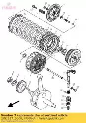 Aquí puede pedir jefe, embrague de Yamaha , con el número de pieza 2JN163710000: