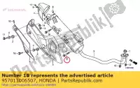 957011006507, Honda, parafuso, flange, 10x65 honda  sh vt ww 125 150 1300 2010 2012 2013 2017 2018 2019, Novo