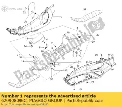 Aquí puede pedir cubrir de Piaggio Group , con el número de pieza 62090800EC: