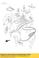 4780010F2033J, Suzuki, copertina coperta, lato suzuki vl 1500 2000 2001, Nuovo