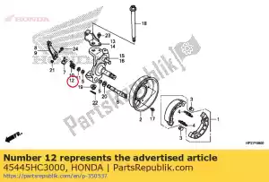 Honda 45445HC3000 primavera, l.fr.beake - Lado inferior