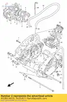 0928016010, Suzuki, joint torique d: 1,9 id suzuki rg gamma fu f wolf u rg125fu 125 , Nouveau