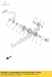 Qui puoi ordinare ruota, cricchetto da Yamaha , con numero parte 5LXE56710000: