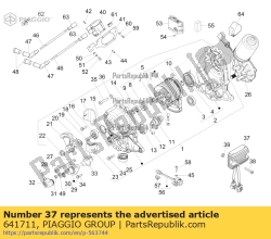 Aprilia 641711, Regulador de voltagem, OEM: Aprilia 641711