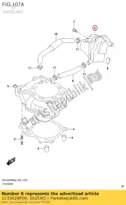 suzuki 1133029F00 tank, olieretour - Onderkant