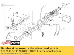 Aprilia AP8213477, Tank cover, OEM: Aprilia AP8213477