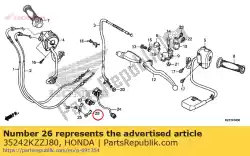 Tutaj możesz zamówić zacisk b, wy?? Cznik abs od Honda , z numerem części 35242KZZJ80: