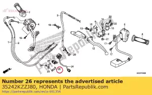 honda 35242KZZJ80 zacisk b, wy??cznik abs - Dół