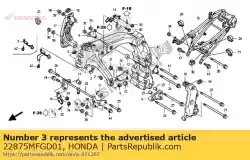 Here you can order the clip, clutch cable from Honda, with part number 22875MFGD01: