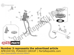 Aprilia AP8104720, Tankdop, OEM: Aprilia AP8104720