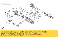 24867HM7000, Honda, no hay descripción disponible en este momento honda trx 400 450 700 2000 2001 2002 2003 2004 2008 2009 2011, Nuevo