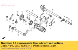 Aqui você pode pedir o nenhuma descrição disponível no momento em Honda , com o número da peça 24867HM7000: