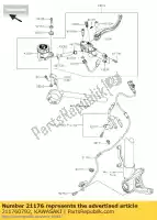 211760792, Kawasaki, capteur, vitesse de roue, fr kawasaki ninja h2r  p h2 n 1000 , Nouveau