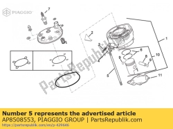 Aprilia AP8508553, Stud bolt m7x115, OEM: Aprilia AP8508553