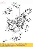 2YK213170000, Yamaha, verblijf, motor 4 yamaha tdr 250, Nieuw