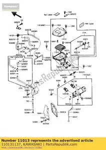 Kawasaki 110131137 filtro aria-elemento - Il fondo