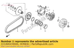 Here you can order the outer comp., clutch from Honda, with part number 22100GCH000: