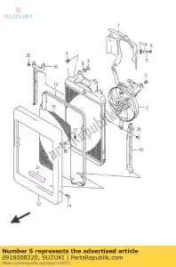 suzuki 0918008220 distanziatore, 8.6x12x1 - Il fondo