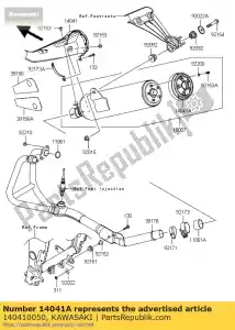 Kawasaki 140410050 cover-comp - La partie au fond